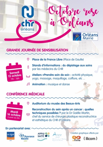 programme des événements Octobre rose 2018