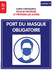 visuel port du masque obligatoire